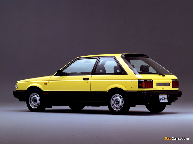 Nissan Sunny Hatchback (B12) 1985–87 photos (800 x 600)