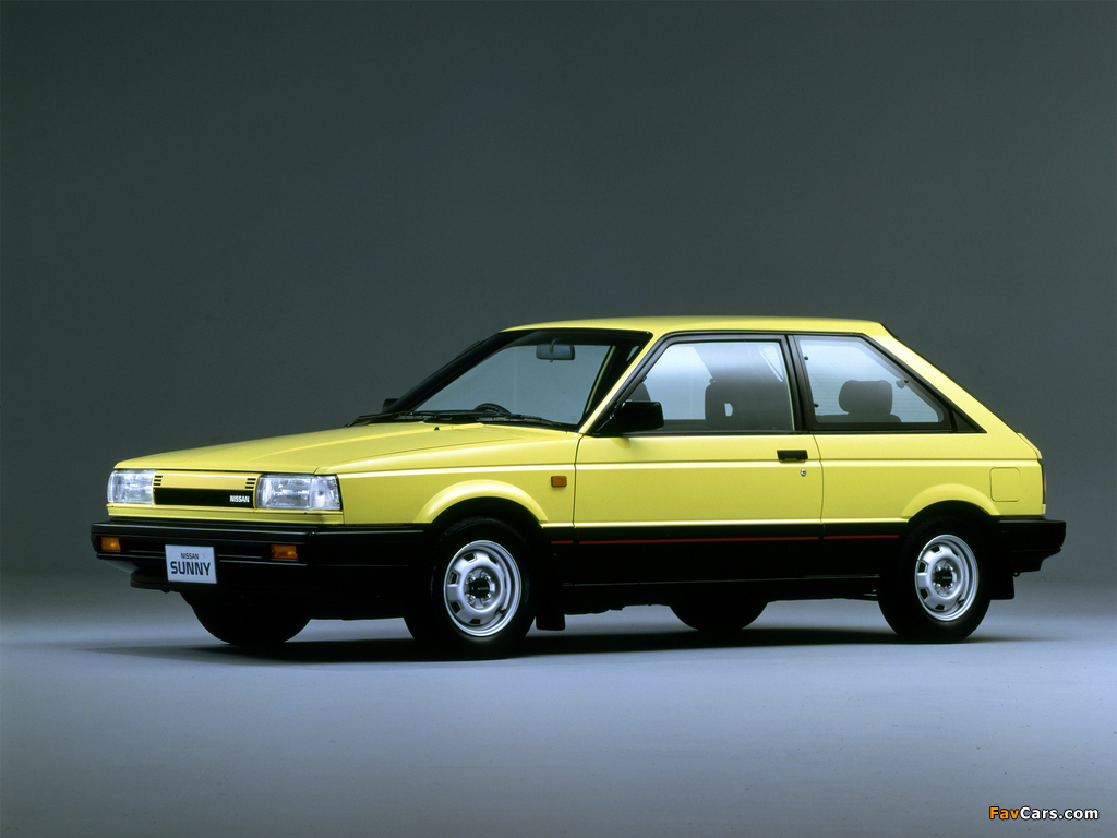 Nissan Sunny Hatchback (B12) 1985–87 wallpapers (1024 x 768)