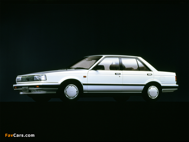 Nissan Sunny Sedan (B12) 1985–87 wallpapers (640 x 480)