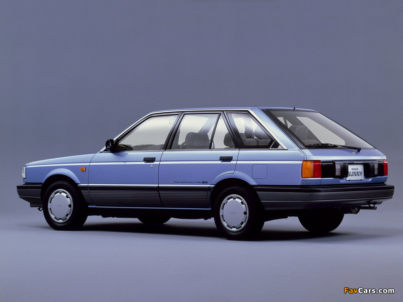 Nissan Sunny California 4WD (B12) 1986–87 photos (800 x 600)