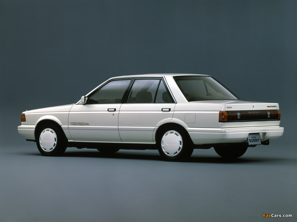 Nissan Sunny (B12) 1987–90 images (1024 x 768)
