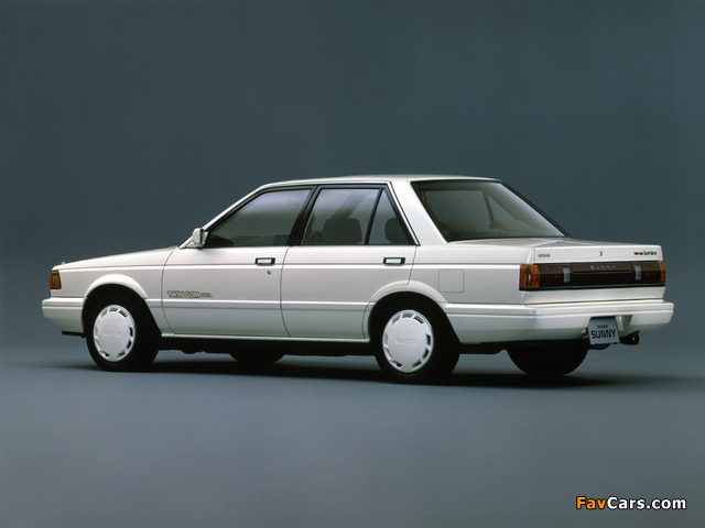 Nissan Sunny (B12) 1987–90 images (640 x 480)