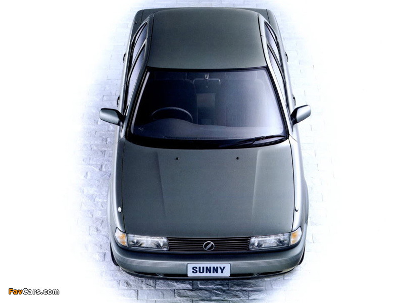 Nissan Sunny Sedan (N14) 1990–95 images (800 x 600)