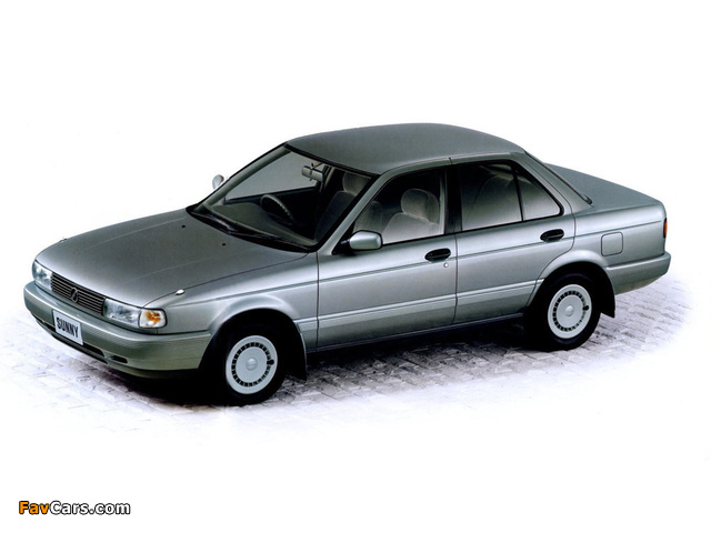 Nissan Sunny Sedan (N14) 1990–95 photos (640 x 480)