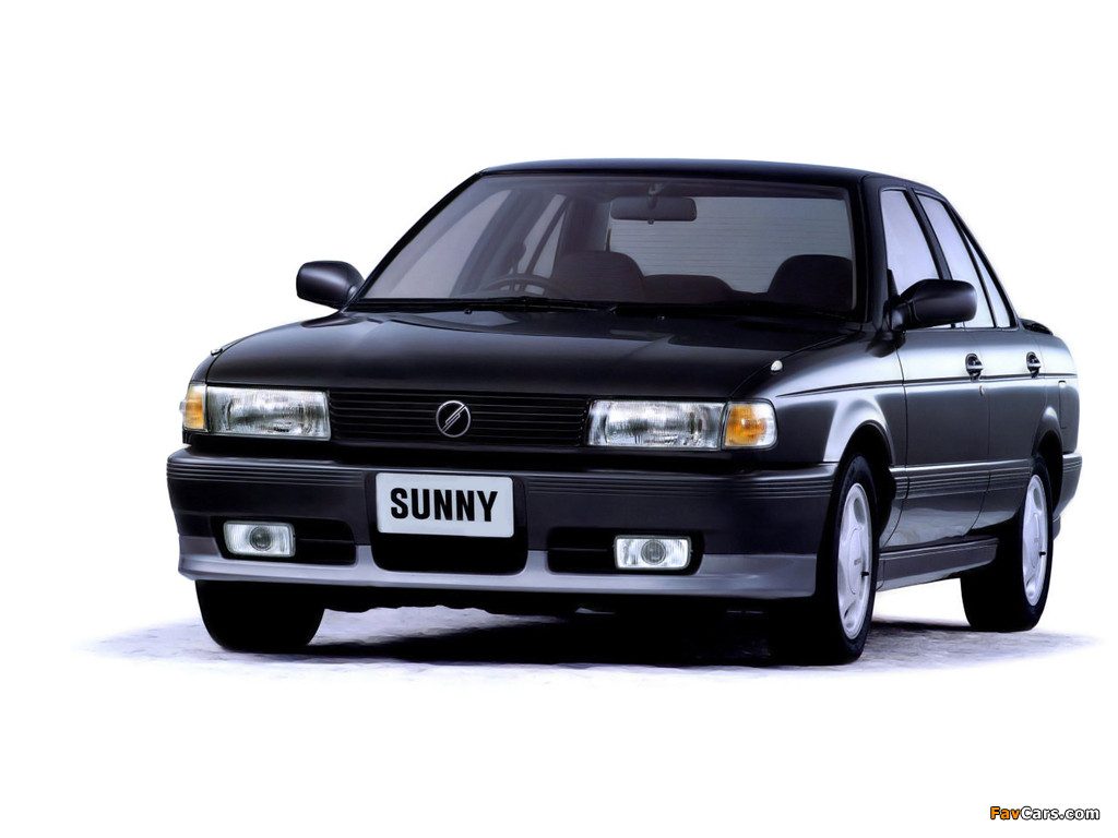 Nissan Sunny GTS (B13) 1991–92 pictures (1024 x 768)