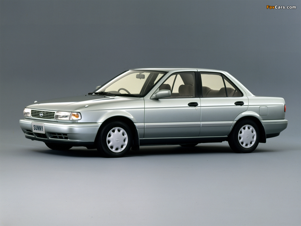 Nissan Sunny (B13) 1992–93 photos (1024 x 768)