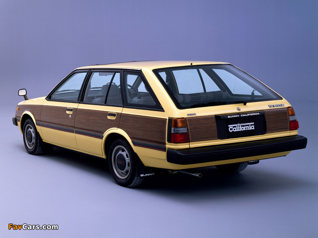 Pictures of Nissan Sunny California (B11) 1981–85 (640 x 480)