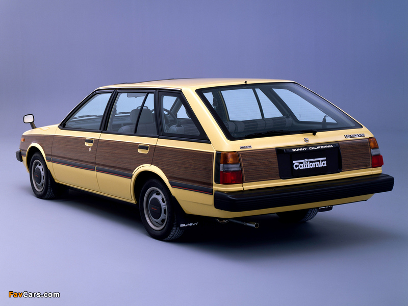 Pictures of Nissan Sunny California (B11) 1981–85 (800 x 600)