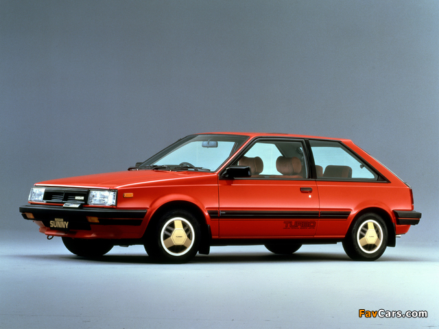 Pictures of Nissan Sunny Turbo Leprix 3-door (B11) 1982–85 (640 x 480)