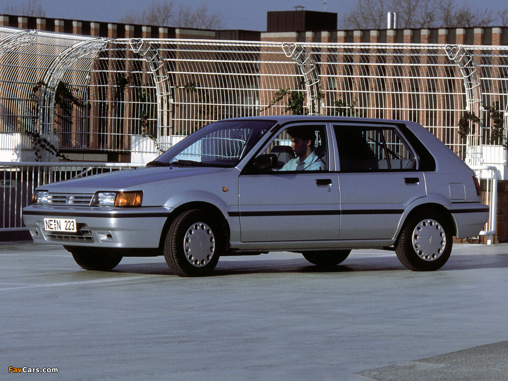 Pictures of Nissan Sunny 5-door Hatchback (N13) 1986–90 (1024 x 768)