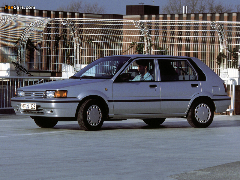 Pictures of Nissan Sunny 5-door Hatchback (N13) 1986–90 (800 x 600)