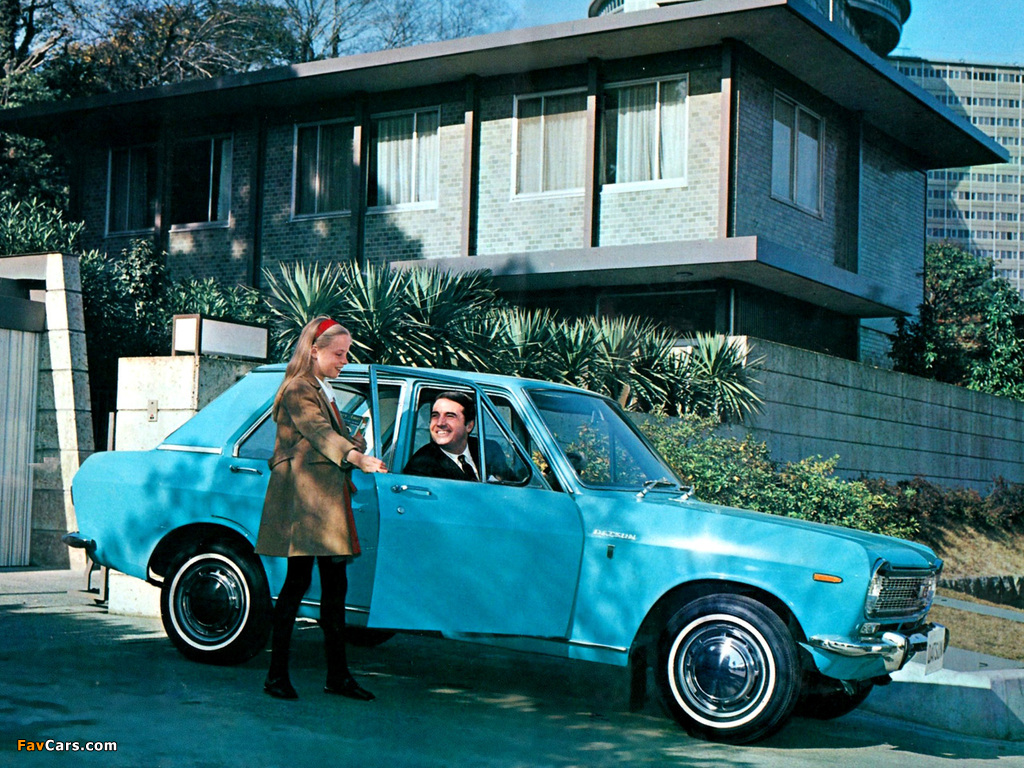 Datsun Sunny 4-door Sedan (B10) 1967–70 wallpapers (1024 x 768)