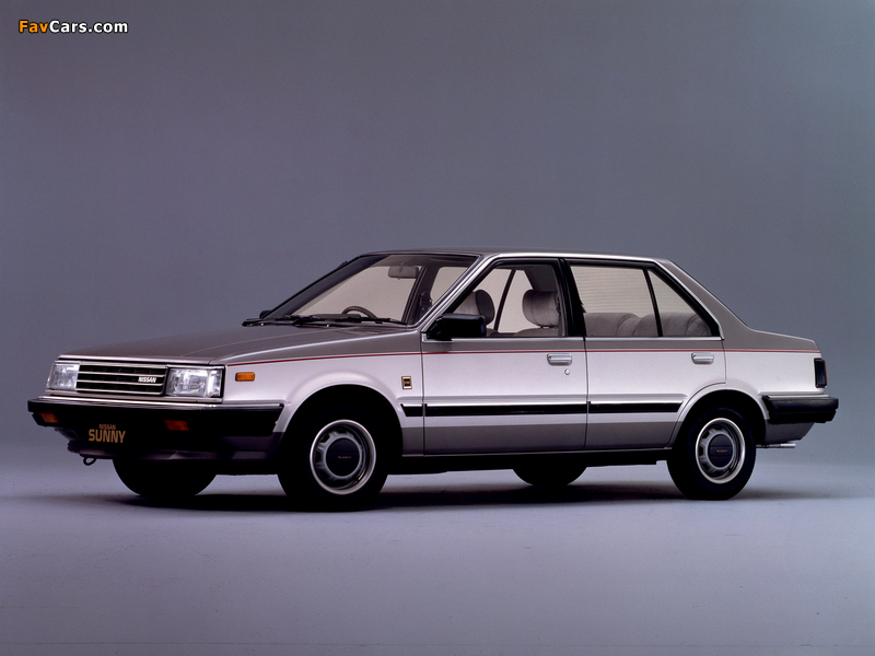 Nissan Sunny Sedan (B11) 1981–85 wallpapers (800 x 600)