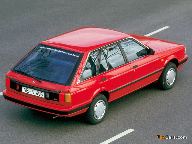 Nissan Sunny California EU-spec (B12) 1985–87 wallpapers (640 x 480)