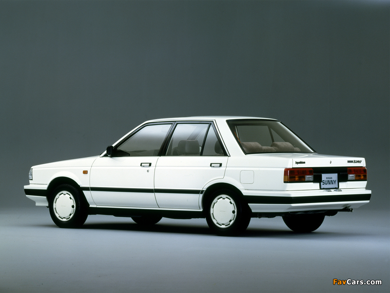 Nissan Sunny Sedan (B12) 1985–87 wallpapers (800 x 600)