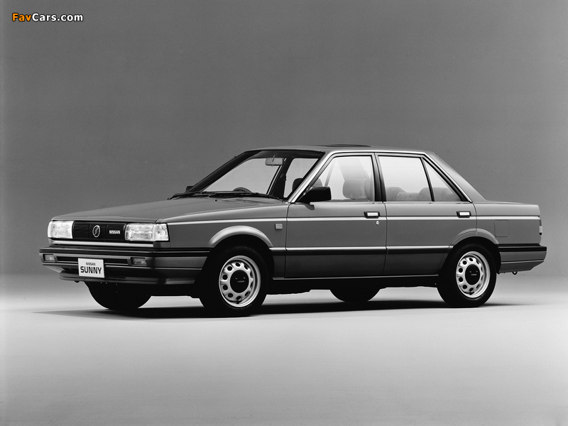 Nissan Sunny Sedan (B12) 1985–87 wallpapers (800 x 600)