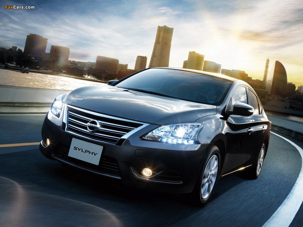 Nissan Sylphy JP-spec (NB17) 2012 images (1024 x 768)