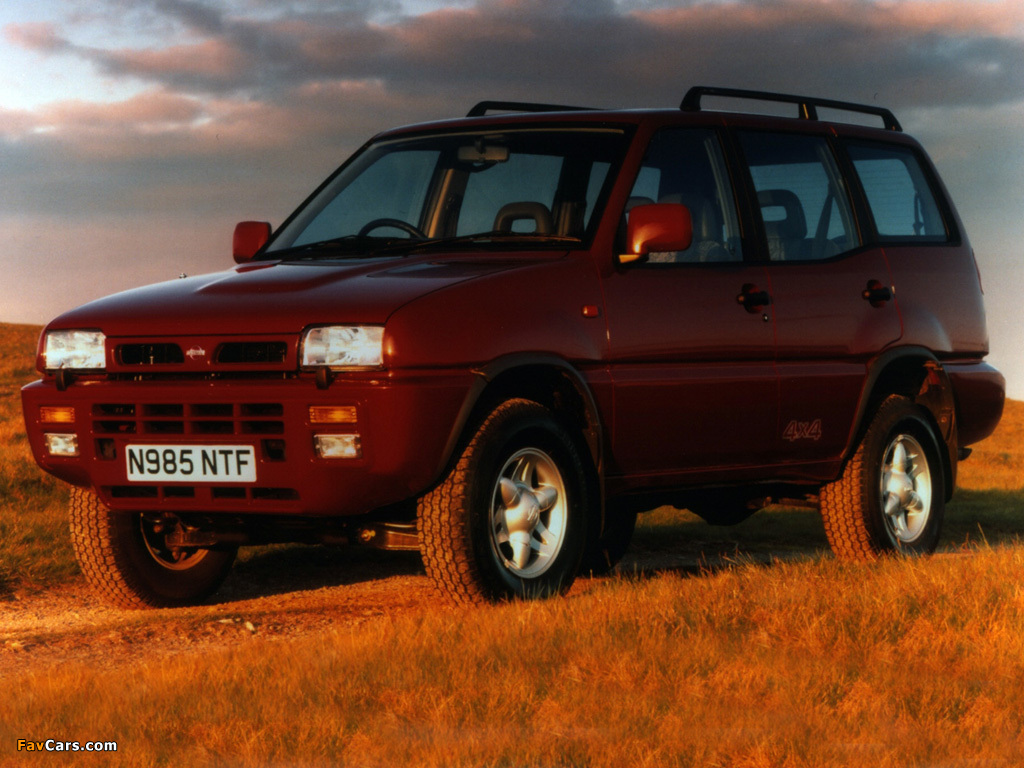 Nissan Terrano II 5-door UK-spec (R20) 1993–96 photos (1024 x 768)