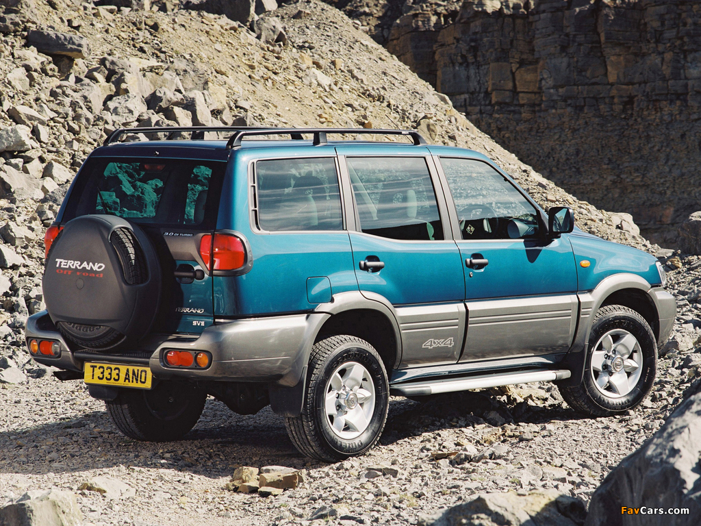 Photos of Nissan Terrano II 5-door UK-spec (R20) 1999–2006 (1024 x 768)