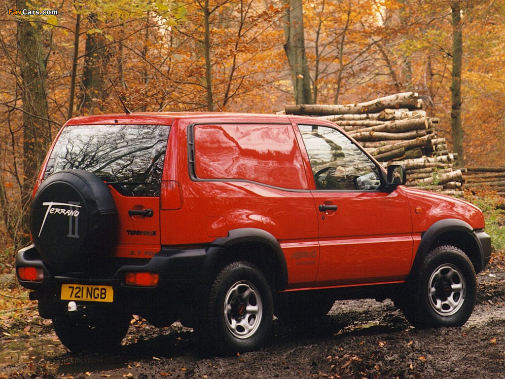 Nissan Terrano II Van UK-spec (R20) 1996–99 wallpapers (1024 x 768)