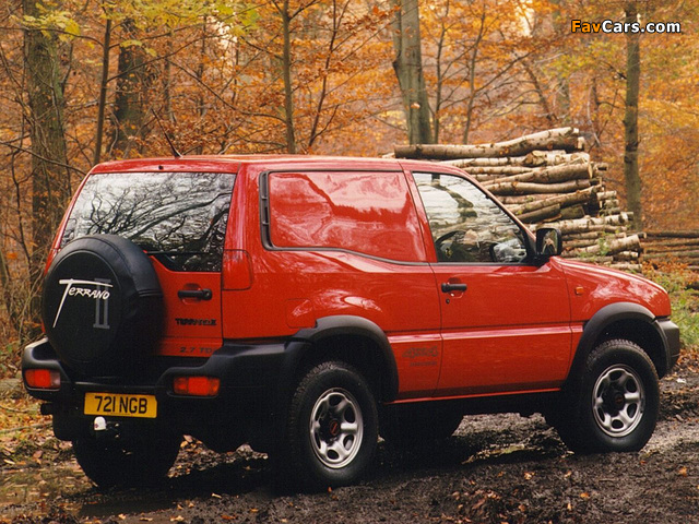 Nissan Terrano II Van UK-spec (R20) 1996–99 wallpapers (640 x 480)