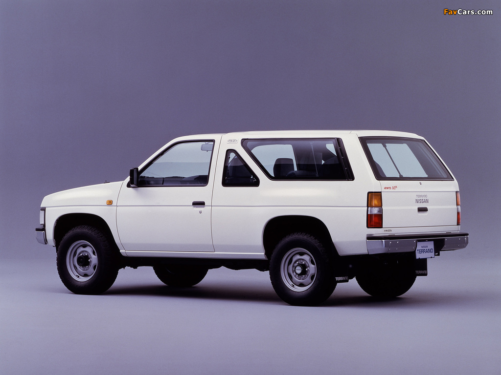 Nissan Terrano 2-door A1M (VBYD21) 1987–89 photos (1024 x 768)