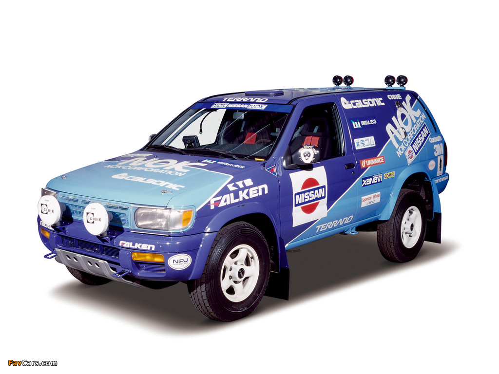 Nissan Terrano Rally Car (R50) 1995–99 wallpapers (1024 x 768)
