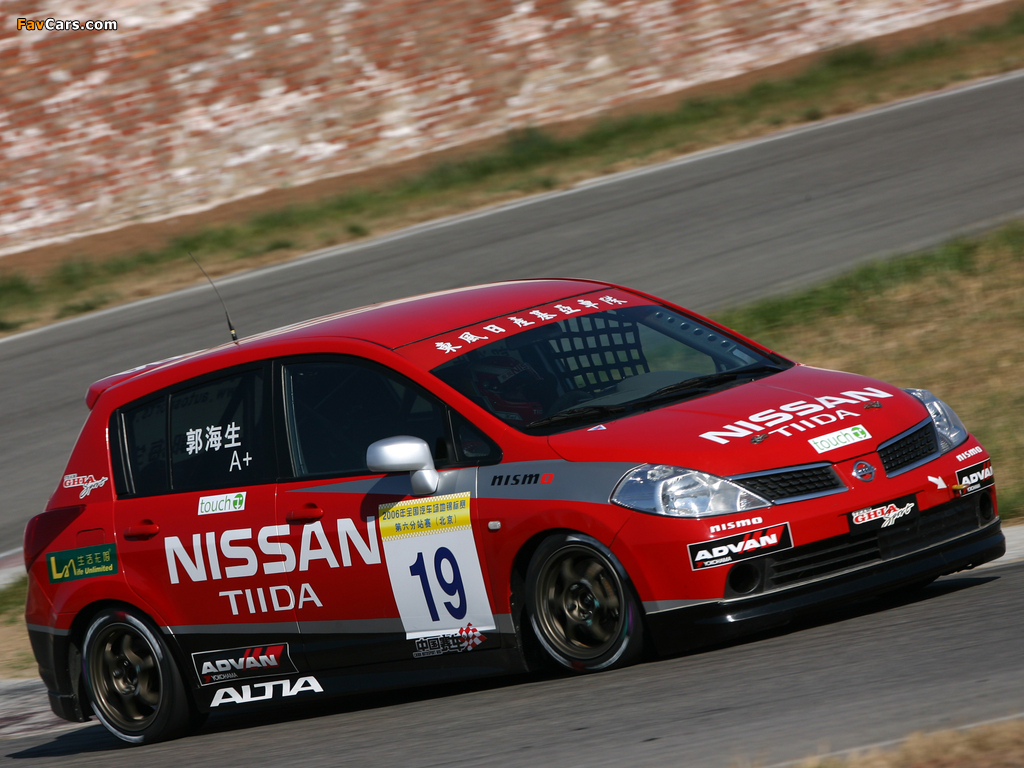 Nissan Tiida China Circuit Championship Race Car (C11) 2006 photos (1024 x 768)