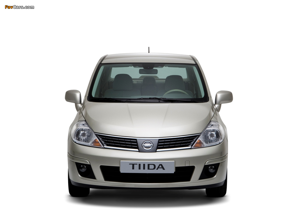 Nissan Tiida Sedan (SC11) 2007–10 wallpapers (1024 x 768)