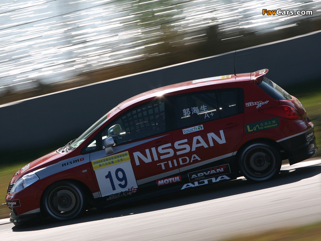 Pictures of Nissan Tiida China Circuit Championship Race Car (C11) 2006 (640 x 480)