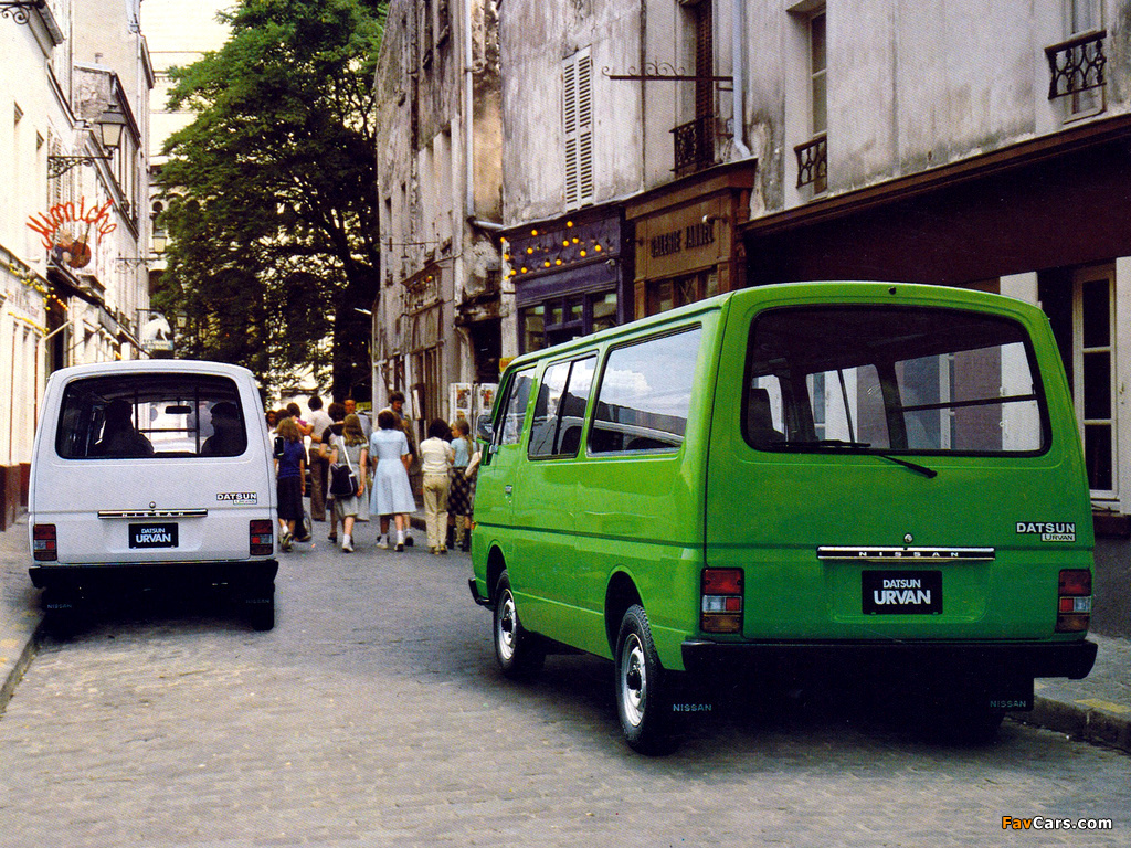 Images of Datsun Urvan (E23) 1980–86 (1024 x 768)