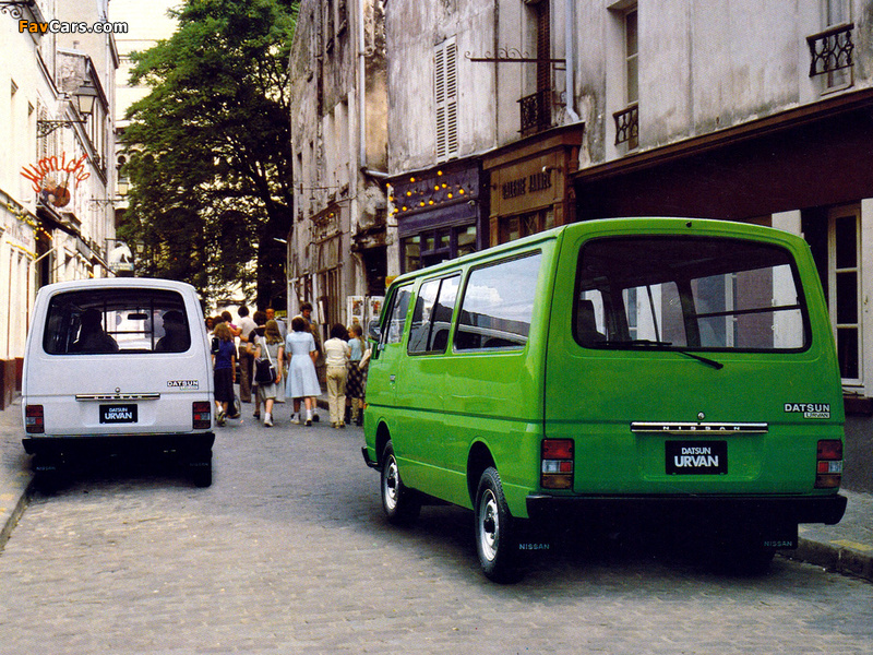 Images of Datsun Urvan (E23) 1980–86 (800 x 600)