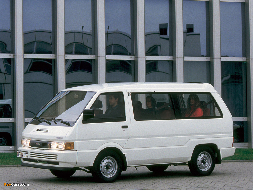 Nissan Vanette Coach EU-spec (C22) 1986–89 wallpapers (1024 x 768)