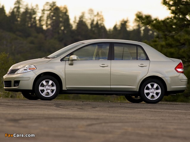 Pictures of Nissan Versa Sedan 2006–09 (640 x 480)