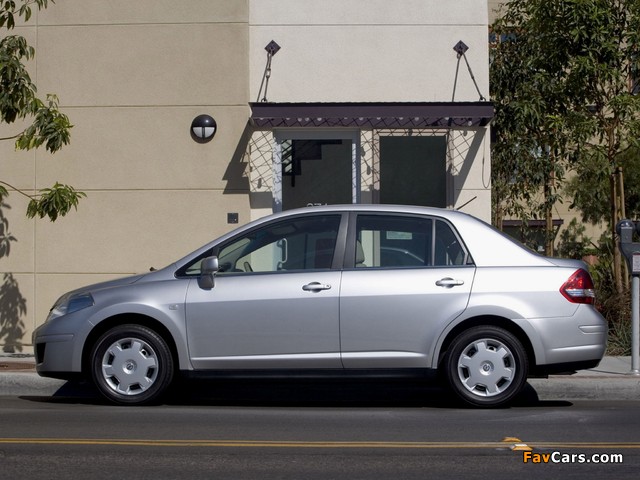 Pictures of Nissan Versa Sedan 2006–09 (640 x 480)