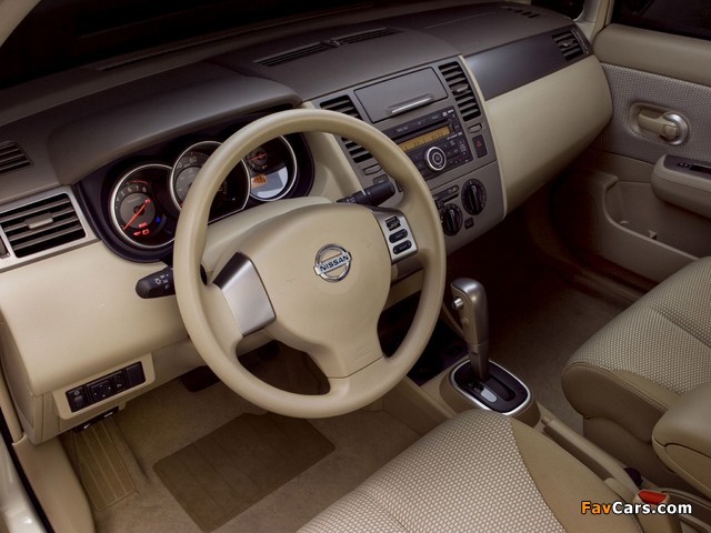 Pictures of Nissan Versa Sedan 2006–09 (640 x 480)
