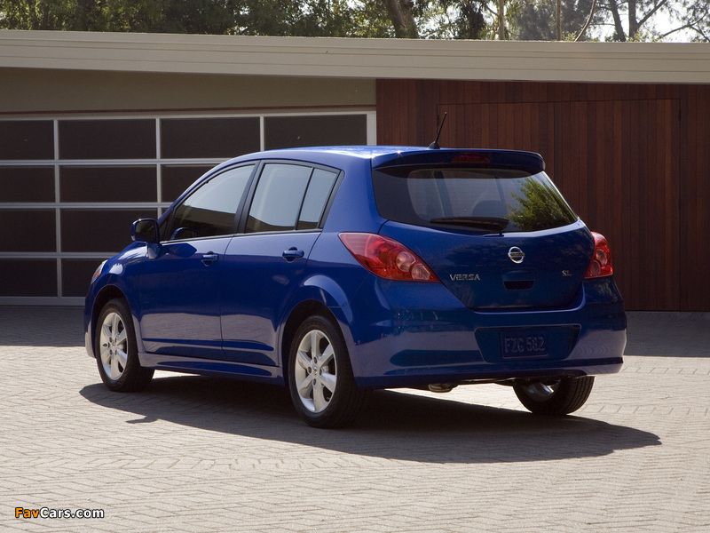 Pictures of Nissan Versa Hatchback 2009 (800 x 600)