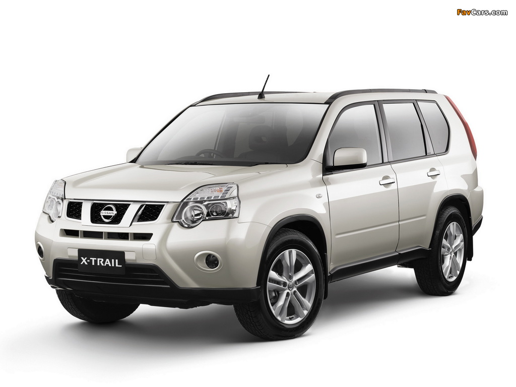 Nissan X-Trail UK-spec (T31) 2010 wallpapers (1024 x 768)