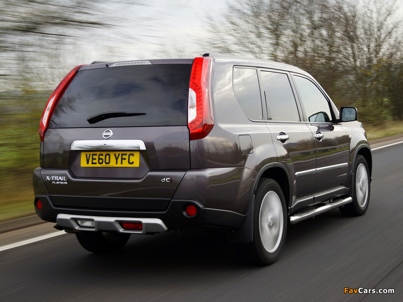Photos of Nissan X-Trail Platinum Edition UK-spec (T31) 2011–12 (800 x 600)