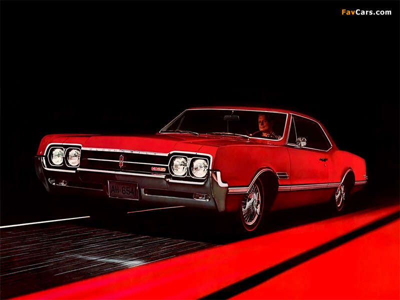 Images of Oldsmobile Cutlass 442 Holiday Coupe (3817) 1966 (800 x 600)