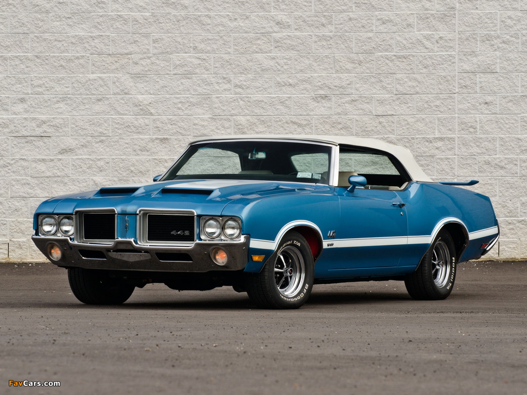 Images of Oldsmobile 442 W-30 Convertible (4467) 1971 (1024 x 768)
