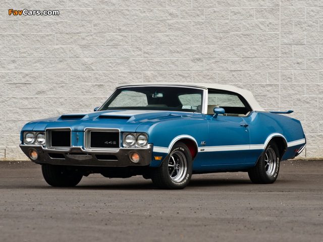 Images of Oldsmobile 442 W-30 Convertible (4467) 1971 (640 x 480)