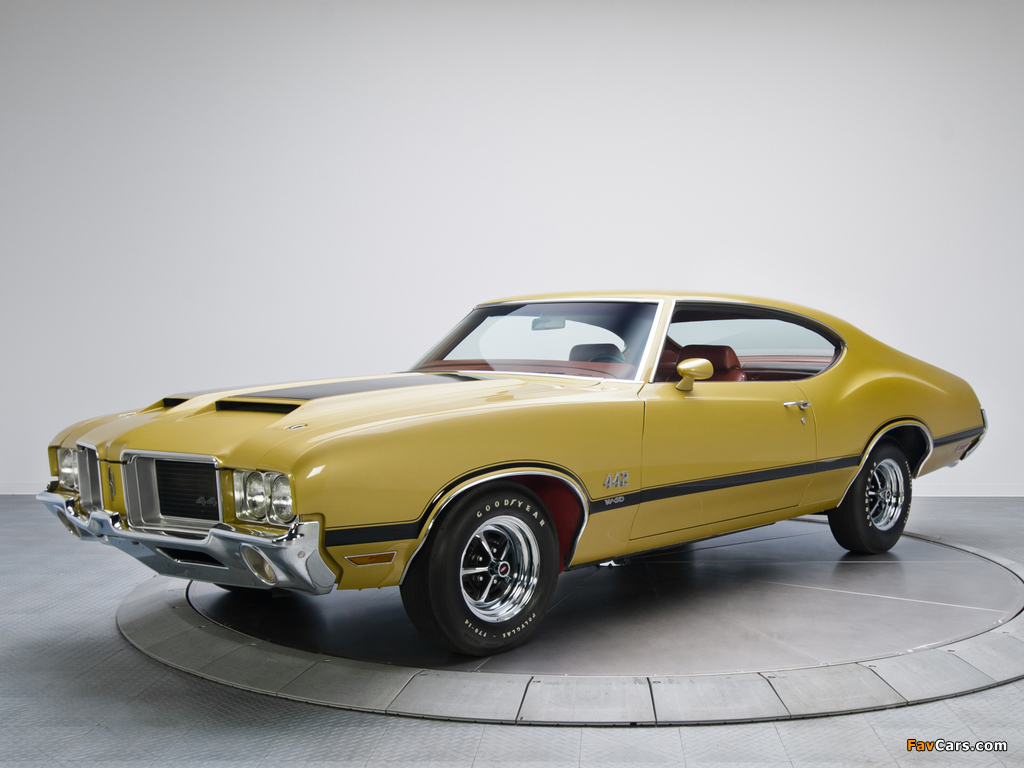 Images of Oldsmobile 442 W-30 Holiday Coupe (4487) 1971 (1024 x 768)