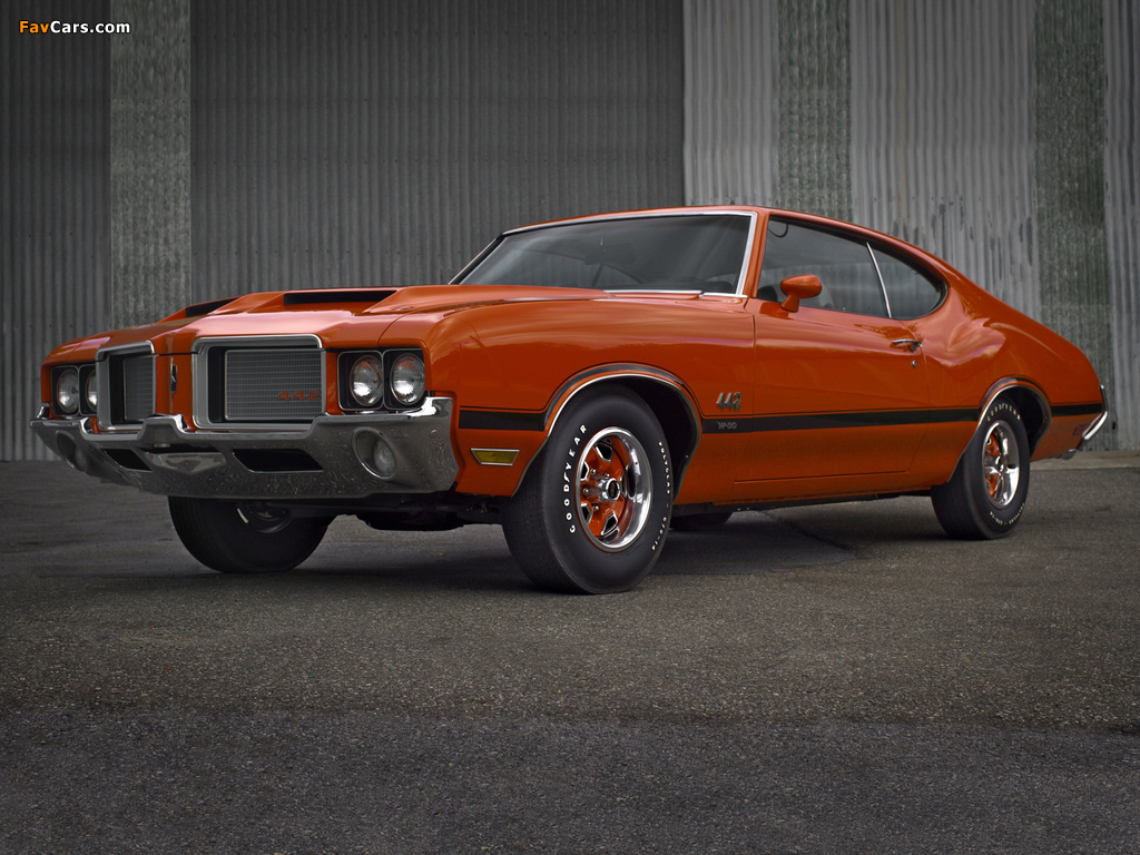 Images of Oldsmobile Cutlass 442 W-30 Hardtop Coupe 1972 (1024 x 768)