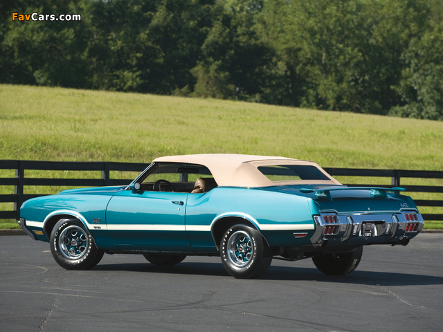 Images of Oldsmobile Cutlass 442 W-30 Convertible 1972 (640 x 480)