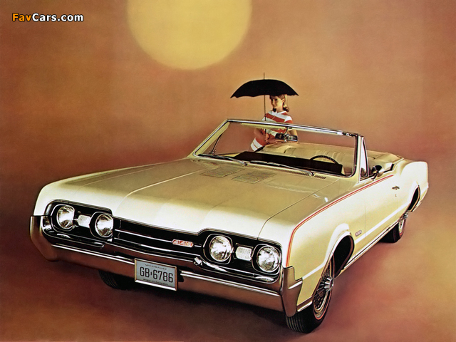 Oldsmobile Cutlass 442 Convertible (3867) 1967 pictures (640 x 480)