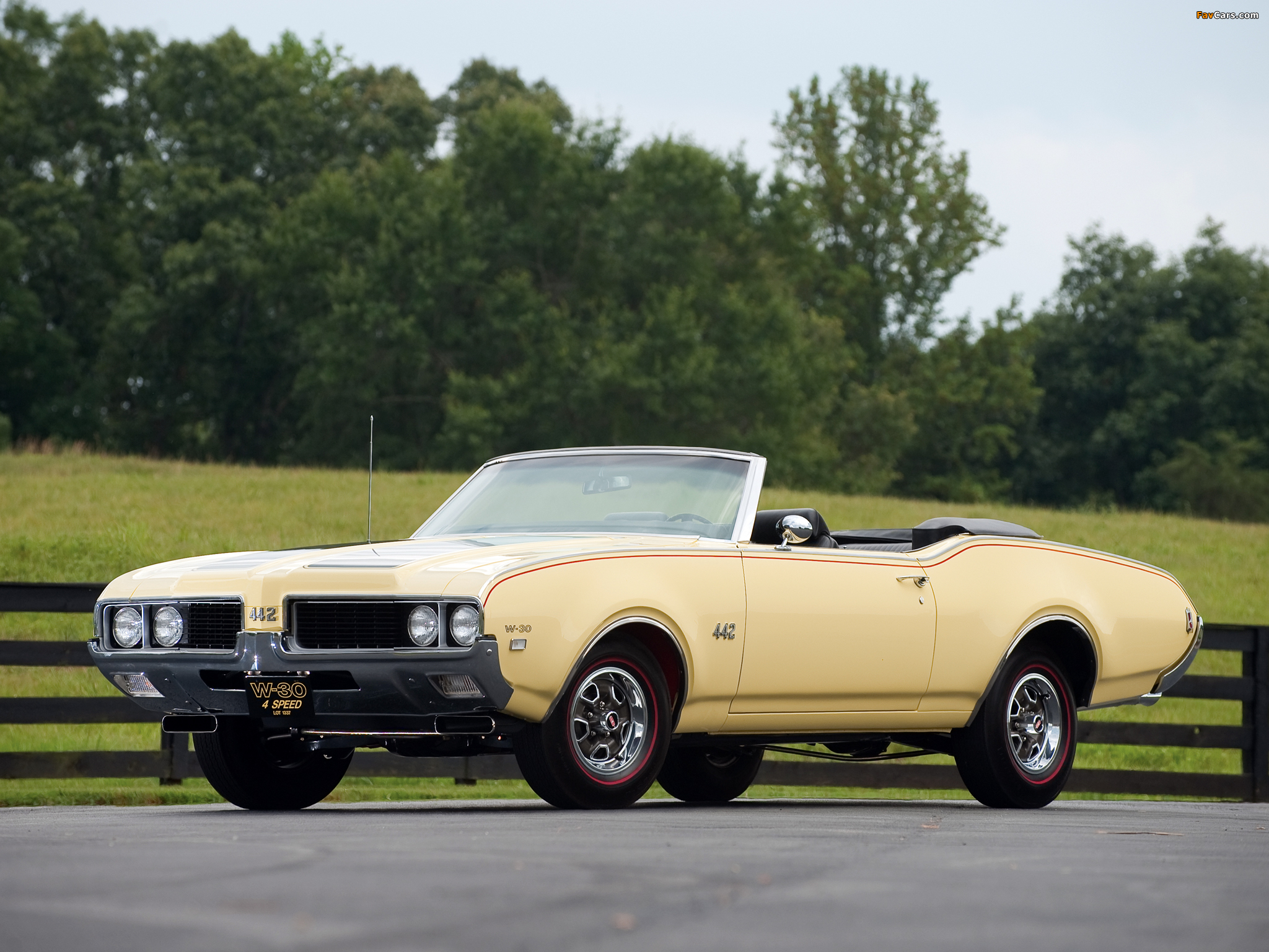 Oldsmobile 442 W-30 Convertible (4467) 1969 images (2048 x 1536)