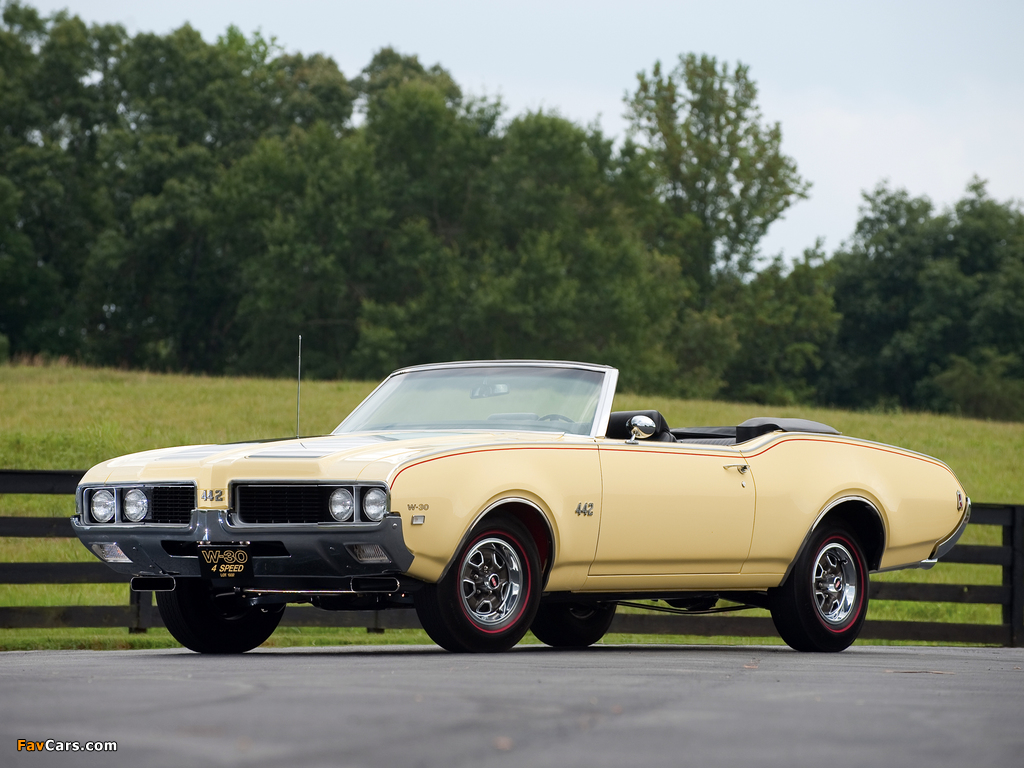 Oldsmobile 442 W-30 Convertible (4467) 1969 images (1024 x 768)
