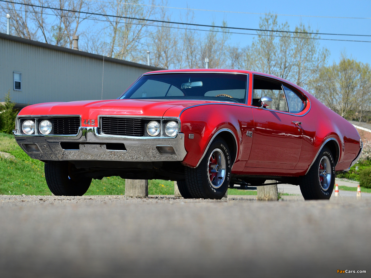 Oldsmobile 442 Holiday Coupe (4487) 1969 wallpapers (1280 x 960)