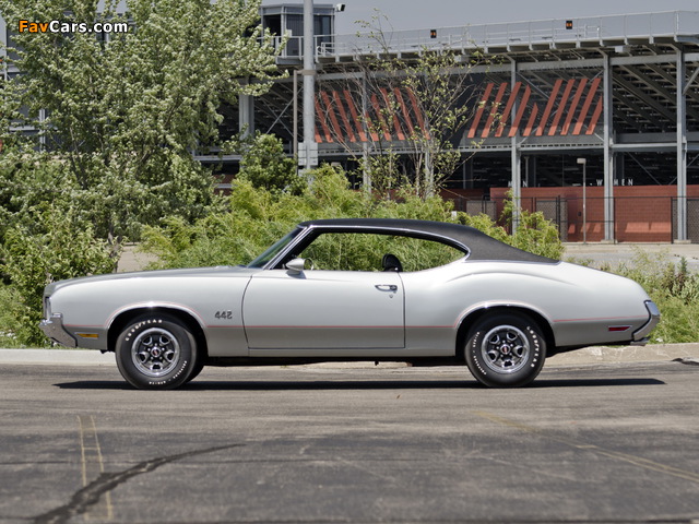 Oldsmobile 442 Holiday Coupe (4487) 1970 pictures (640 x 480)